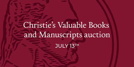  Leilão de Livros e Manuscritos Valiosos da Christie's